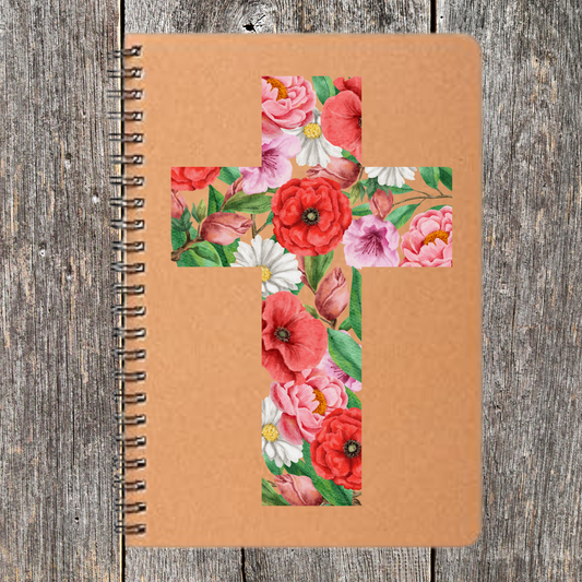 Floral Cross Journal