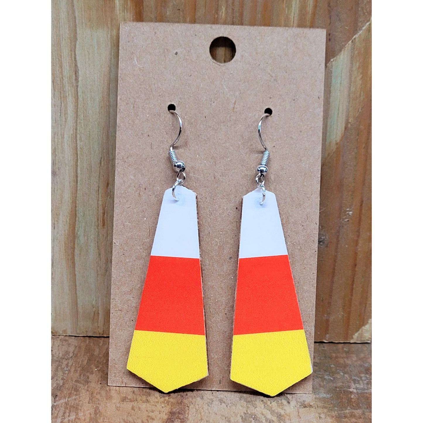 Candy Corn Earrings