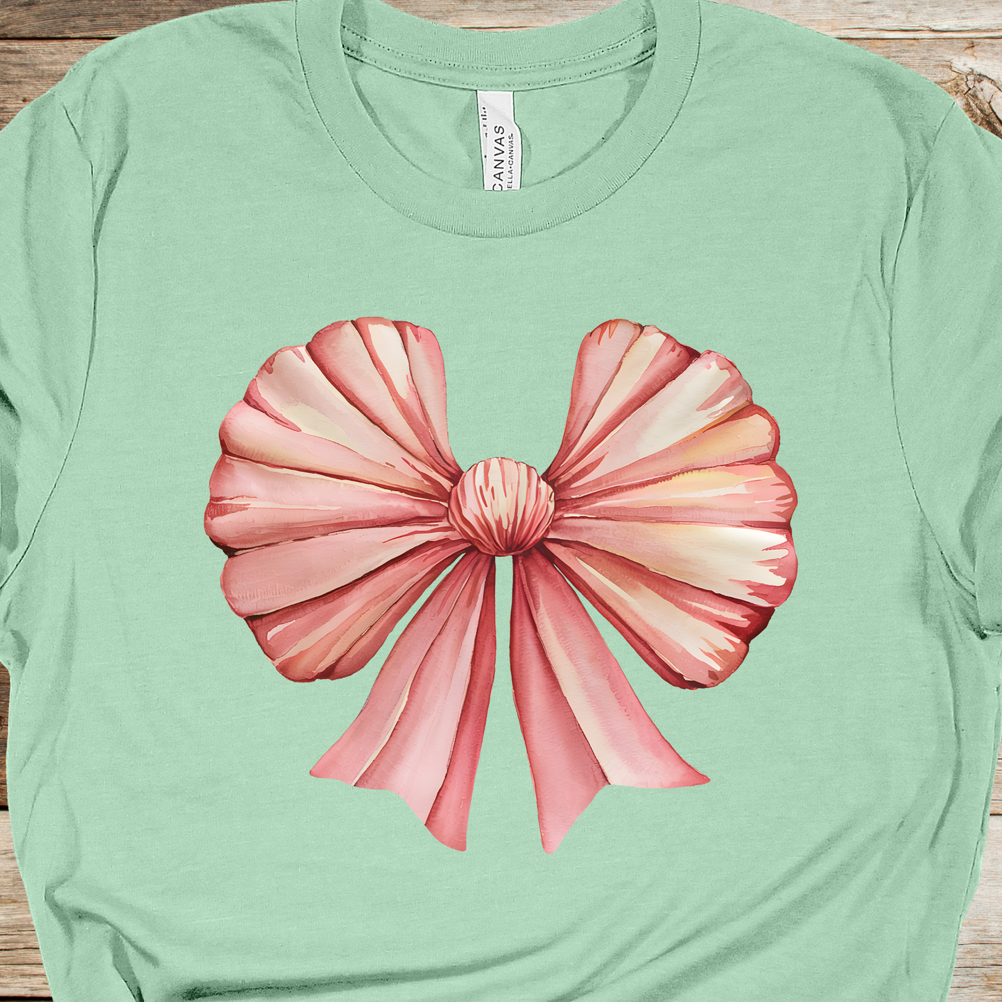 Pink Bow Graphic Tee