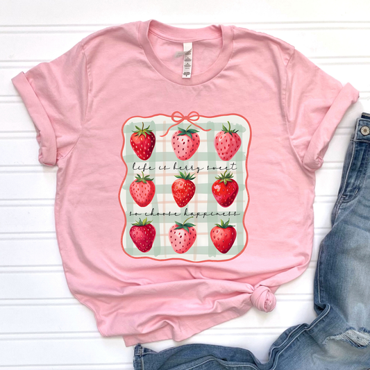 Life is Berry Sweet Graphic Tee