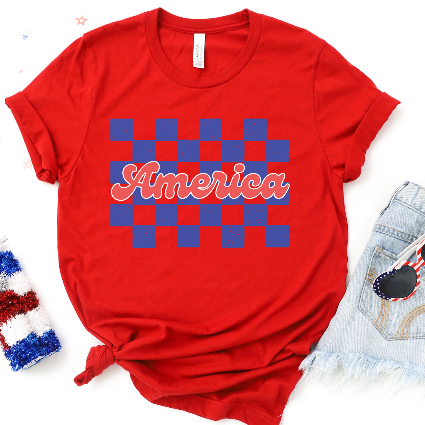 America Red Graphic Tee