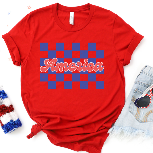 America Red Graphic Tee