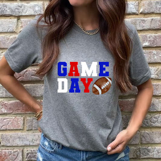 Game Day Red, White, and Blue Graphic Tee