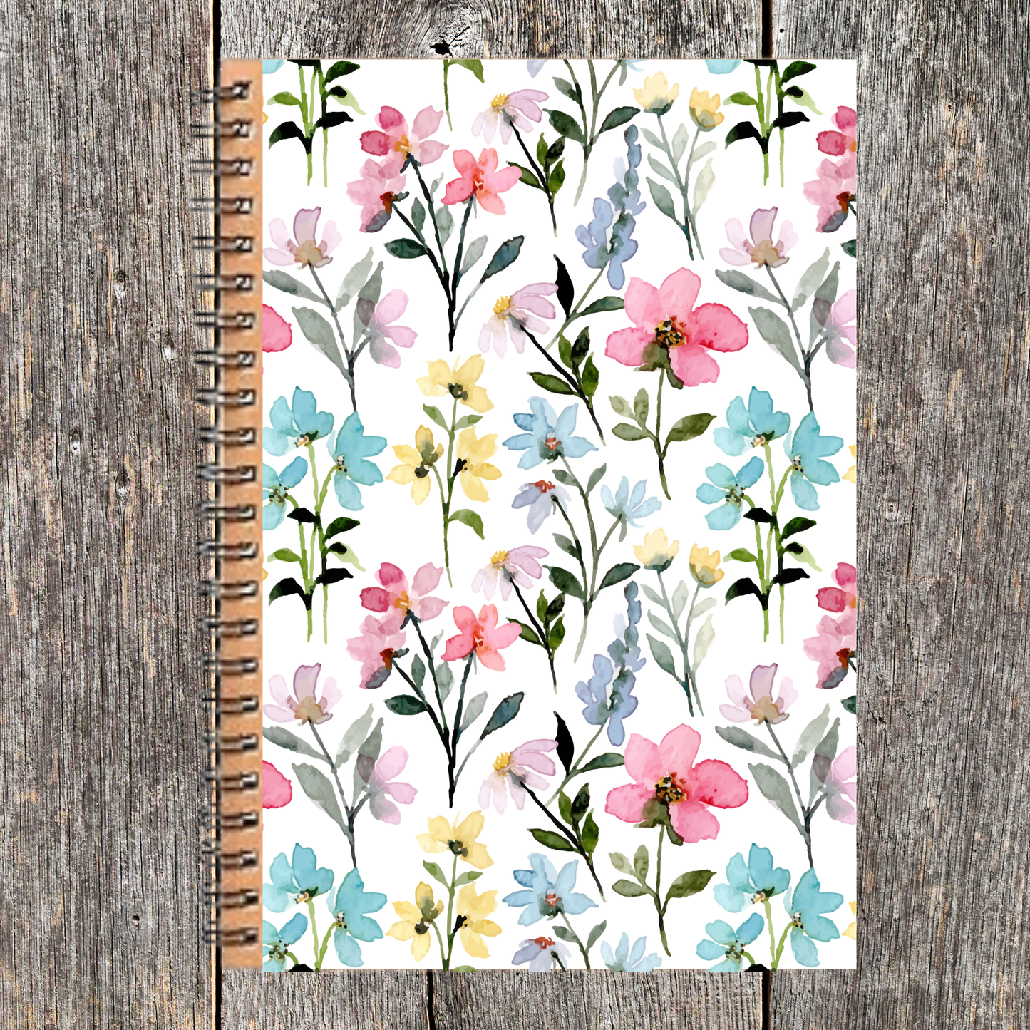 Dainty Pastel Floral Journal
