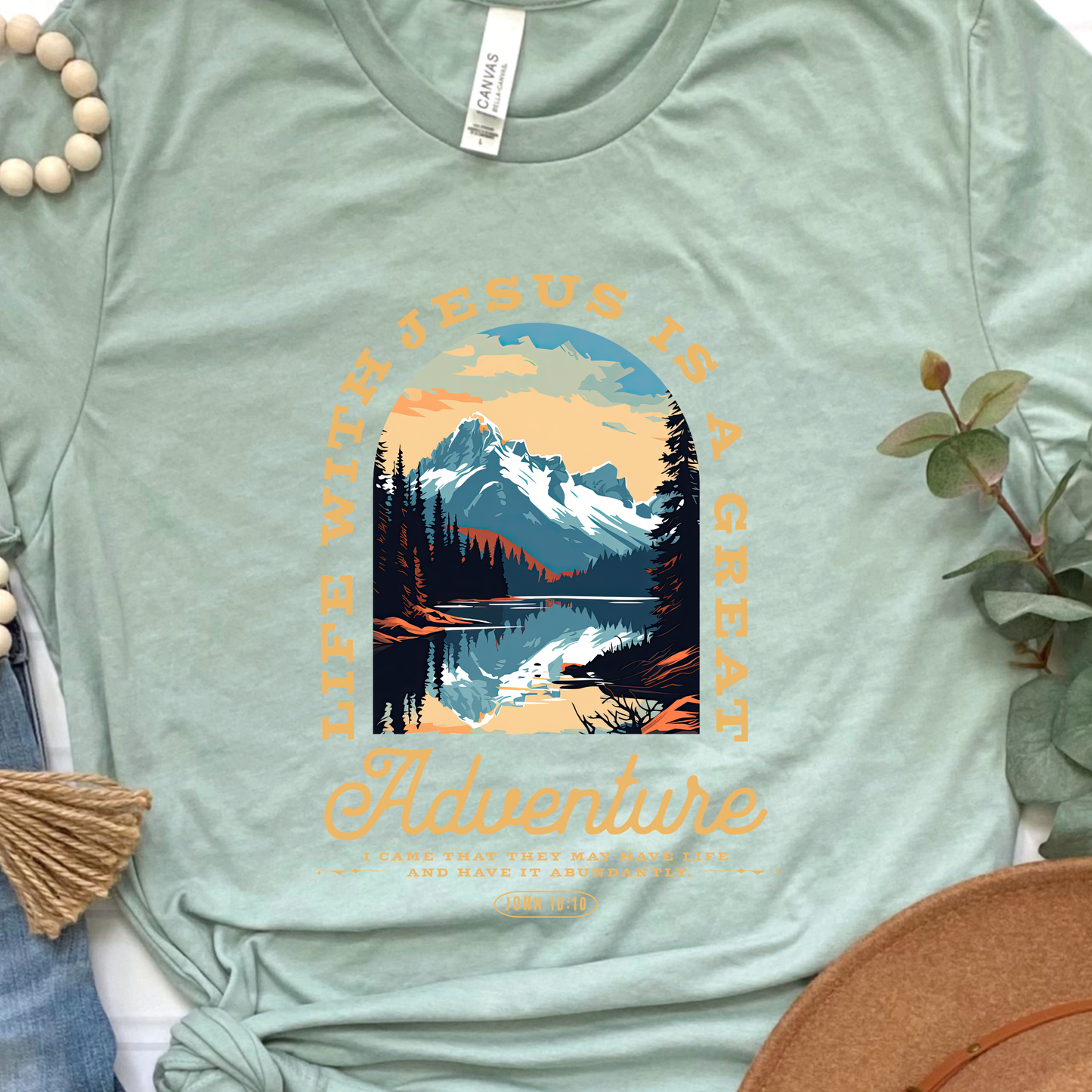 Life with Jesus is an Adventure Graphic Tee