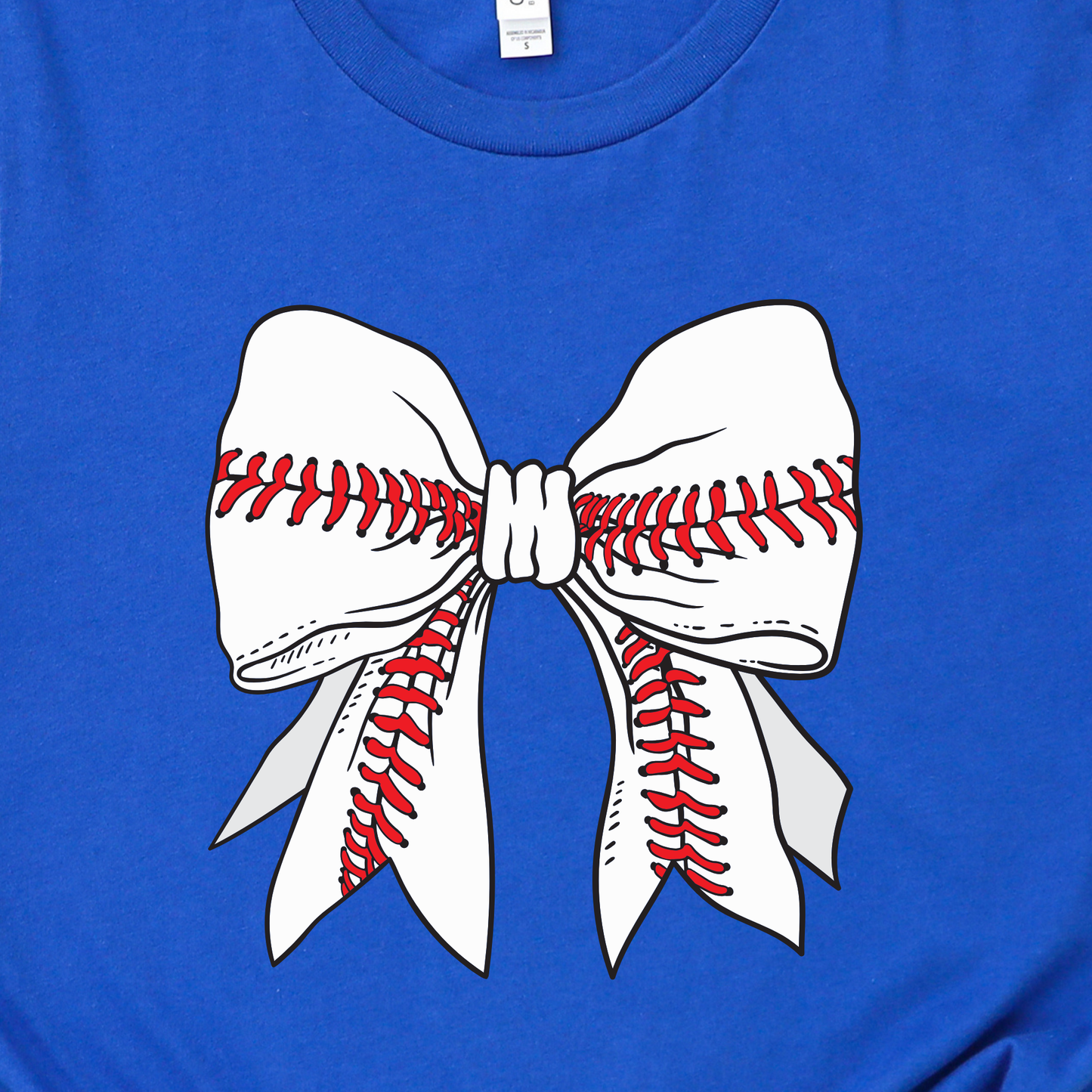 Baseball Bow Graphic Tee
