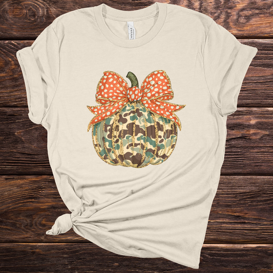 Camo Pumpkin Graphic Tee