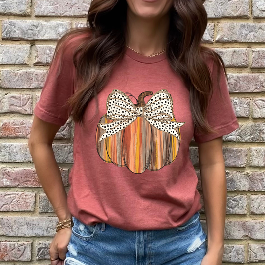 Brush Stroke Pumpkin Graphic Tee