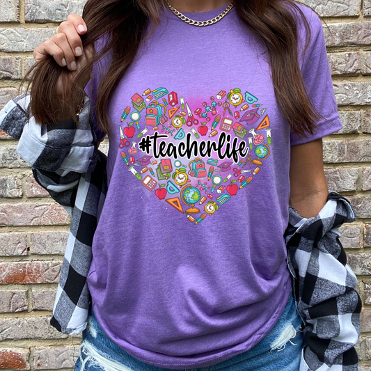#teacherlife Graphic Tee