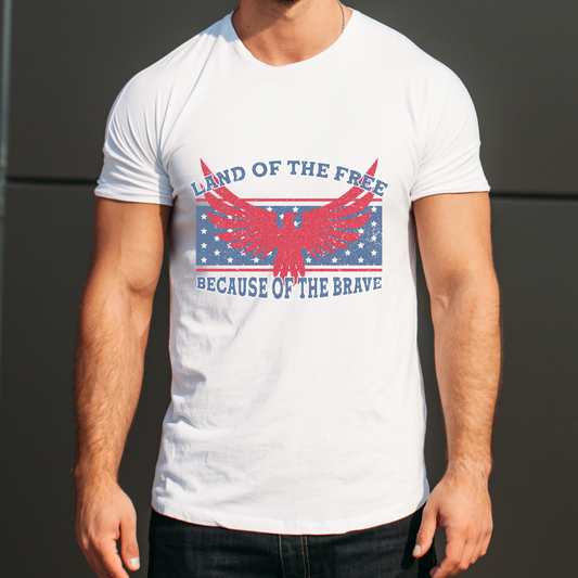 Because of the Brave Men's Graphic Tee
