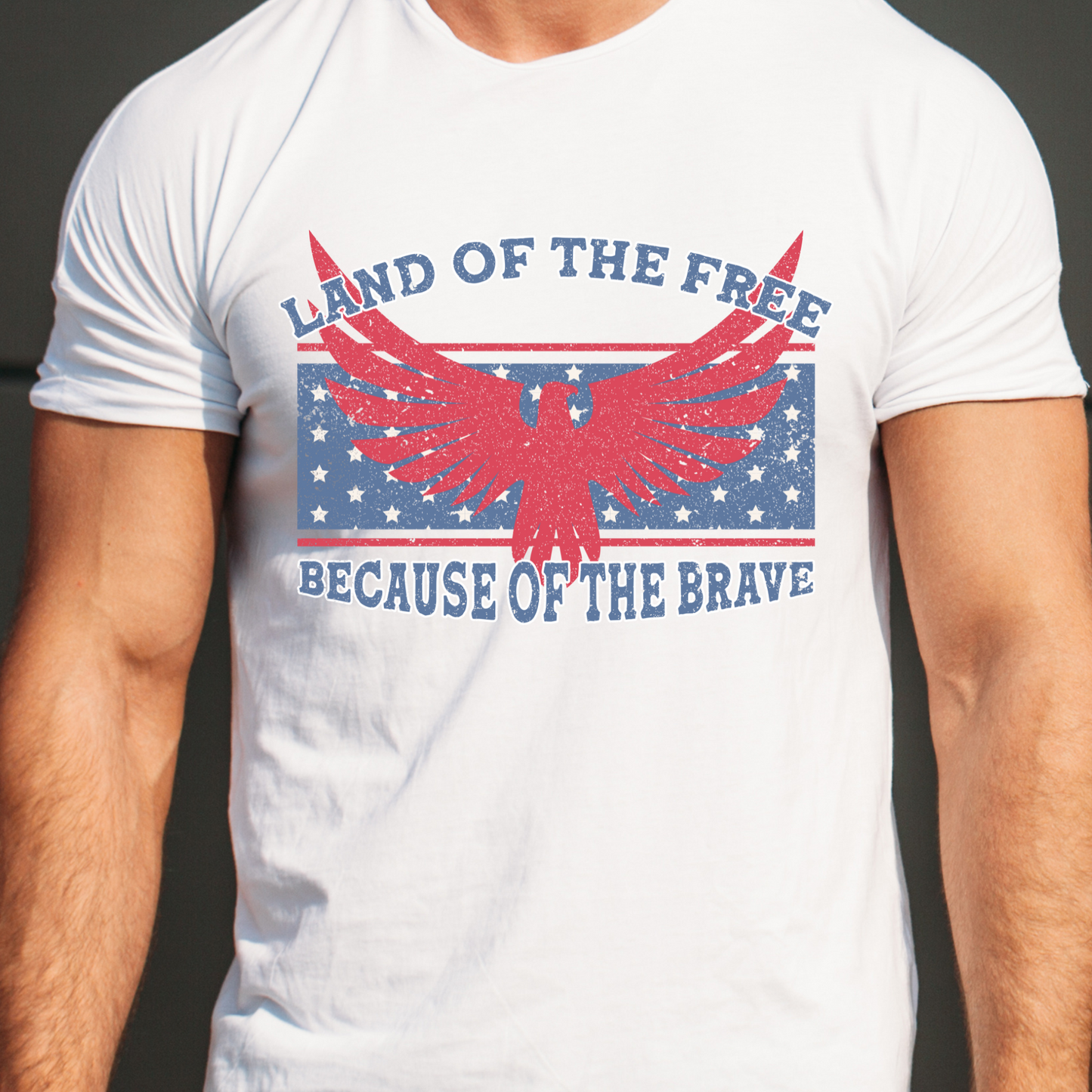 Because of the Brave Men's Graphic Tee
