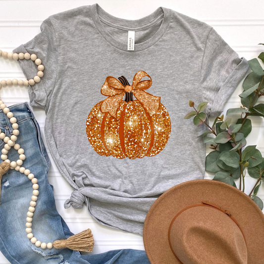 Shimmering Pumpkin Graphic Tee