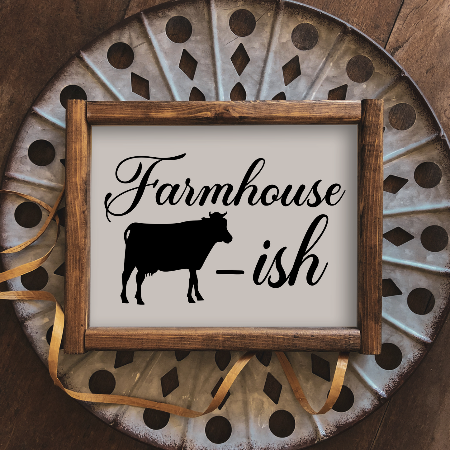 Farmhouse-ish - 8" x 10" Wood Print