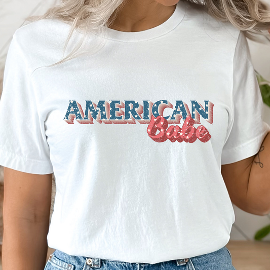American Babe Graphic Tee