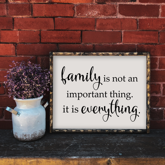Family - 10" x 14" Wood Print