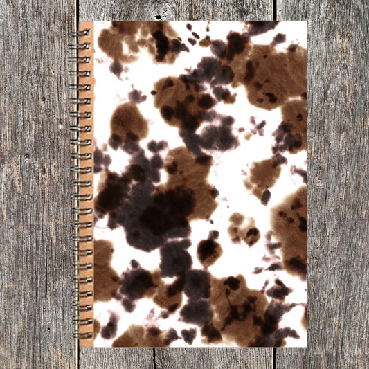 Brown Cow Print Journal