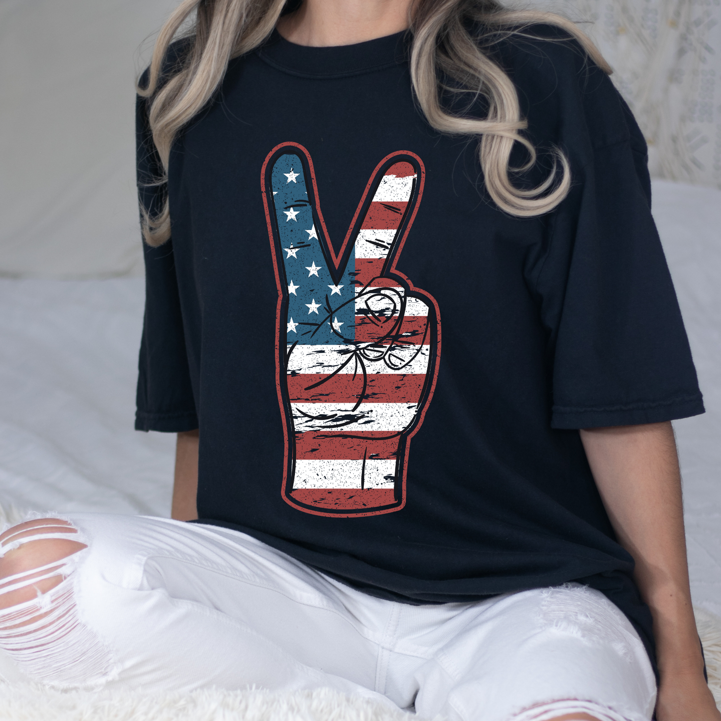 Peace Flag Graphic Tee