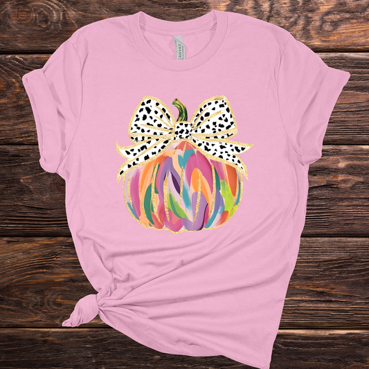 Colorful Pumpkin Graphic Tee