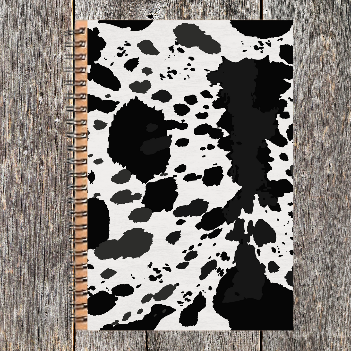 Black Cow Print Journal