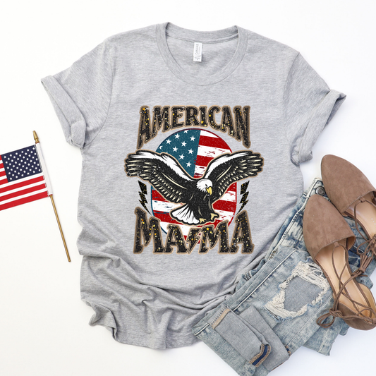 American Mama Eagle Graphic Tee