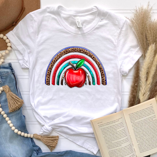 Apple Rainbow Graphic Tee