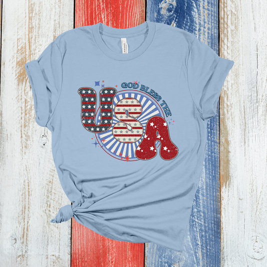 God Bless The USA Graphic Tee