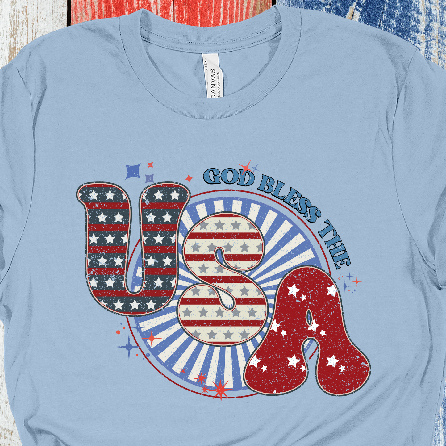 God Bless The USA Graphic Tee