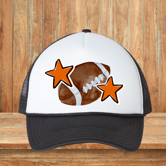 Football Season Orange Hat