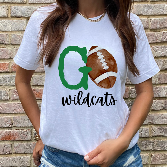 Wildcats Football Graphic Tee