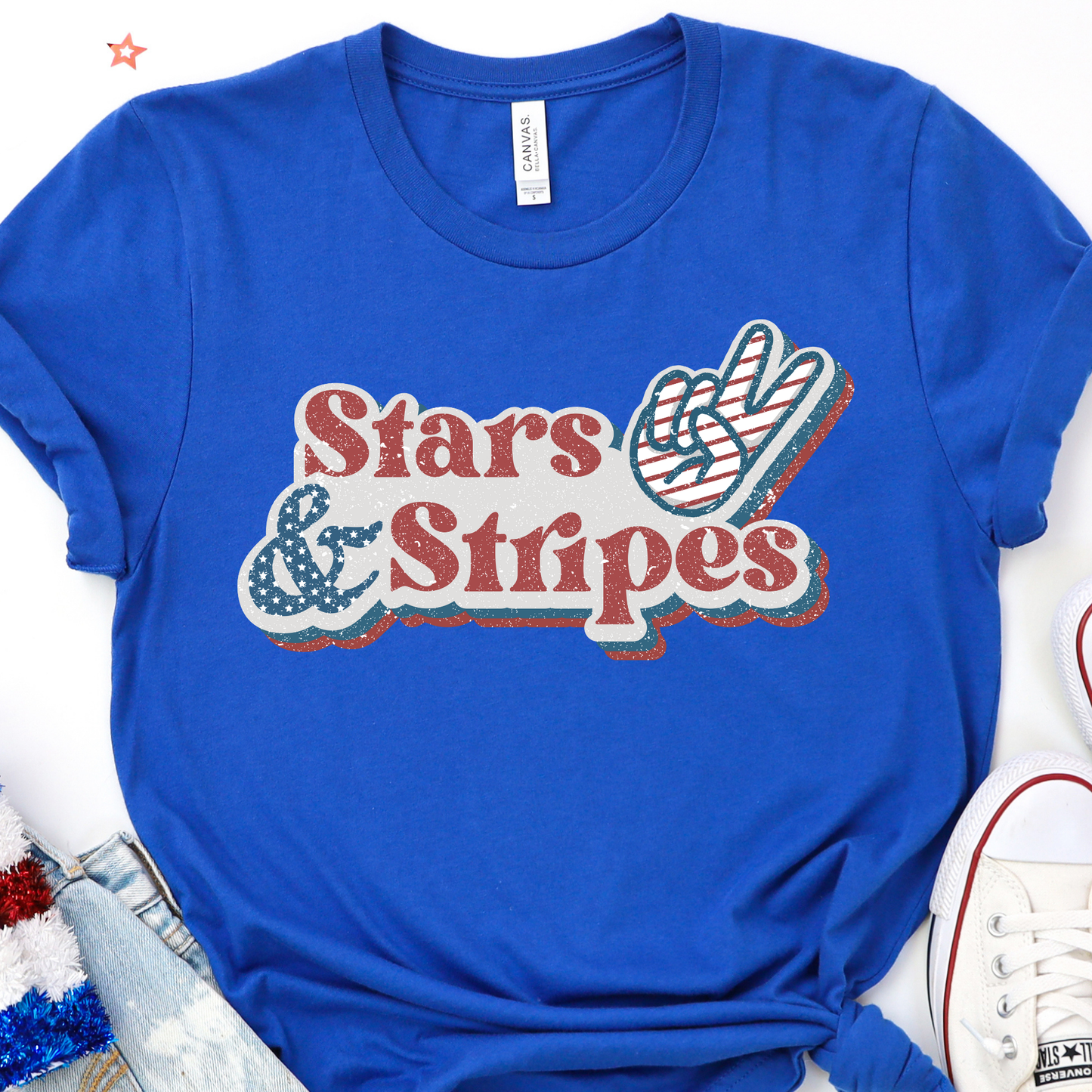 Stars and Stripes Graphic Tee