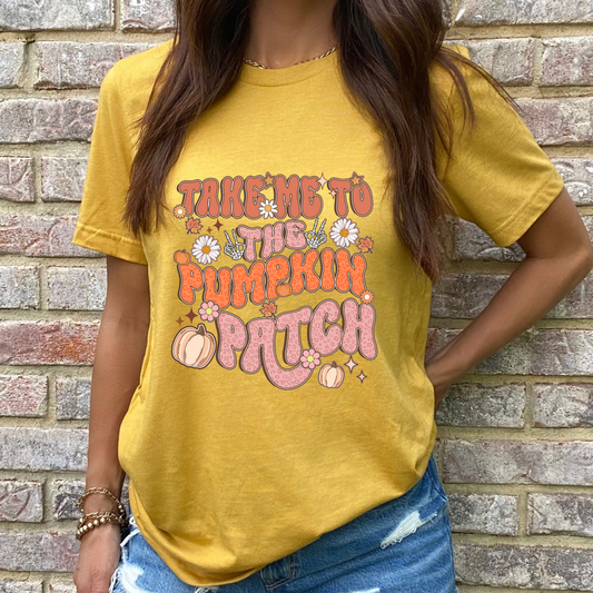 To The Pumpkin Patch Graphic Tee