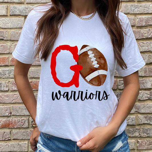 Warriors Football Graphic Tee
