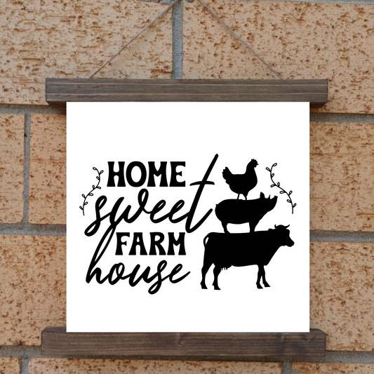 Sweet Farmhouse Hanging Canvas
