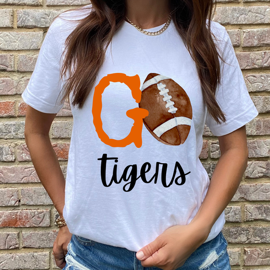 Tigers Football Graphic Tee