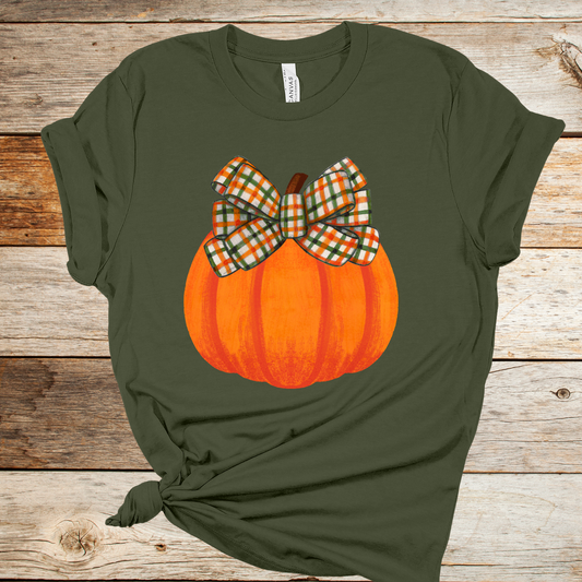 Plaid Pumpkin Graphic Tee