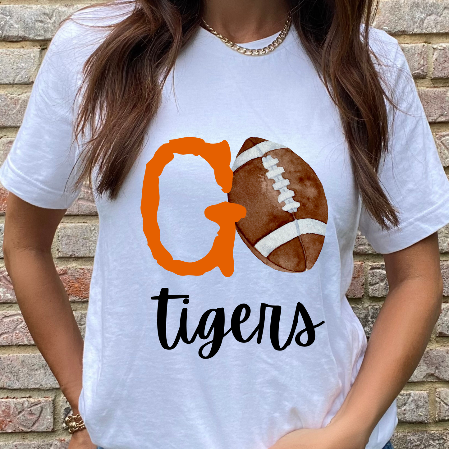 Tigers Football Graphic Tee