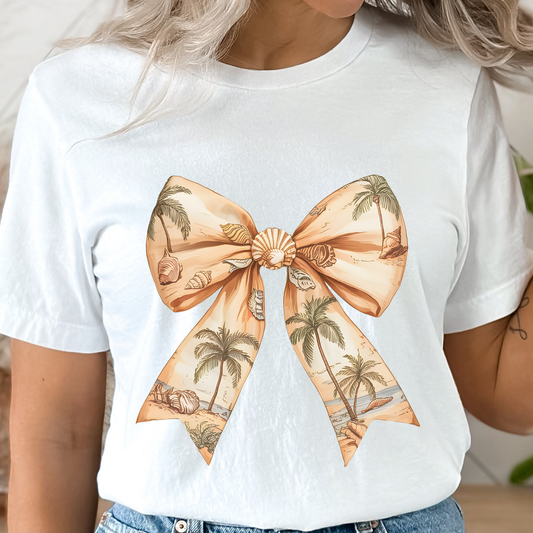 At The Beach Bow Graphic Tee