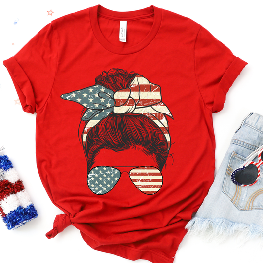 Mom Bun Graphic Tee