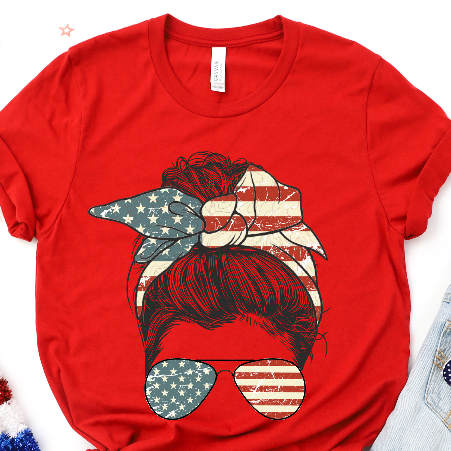 Mom Bun Graphic Tee