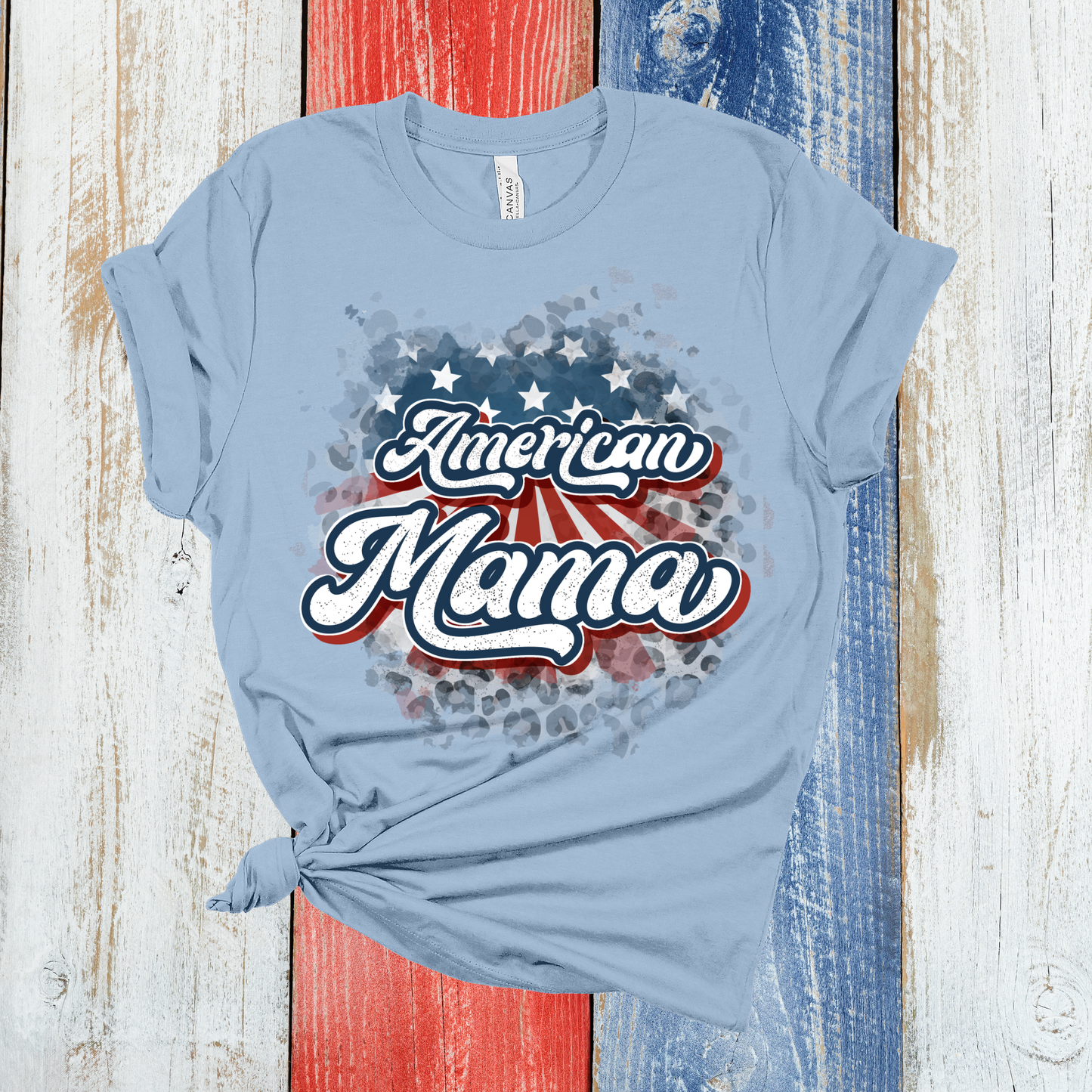 American Mama Faded Graphic Tee