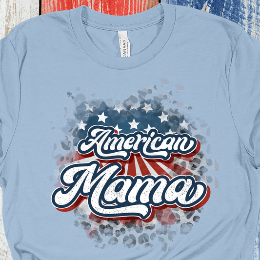 American Mama Faded Graphic Tee
