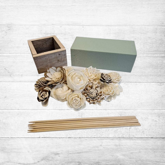 4" Reclaimed Flower Arrangement Craft Kit