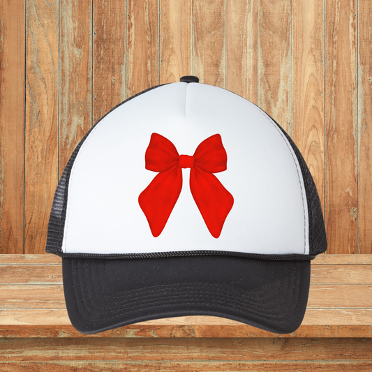 Red Bow Hat