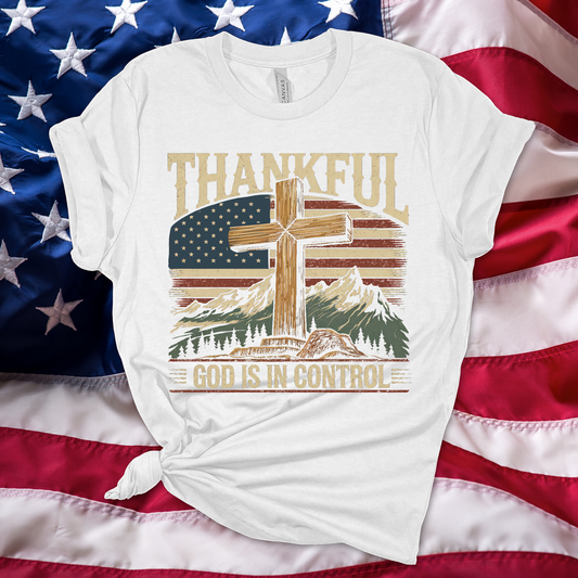 God is in Control Graphic Tee