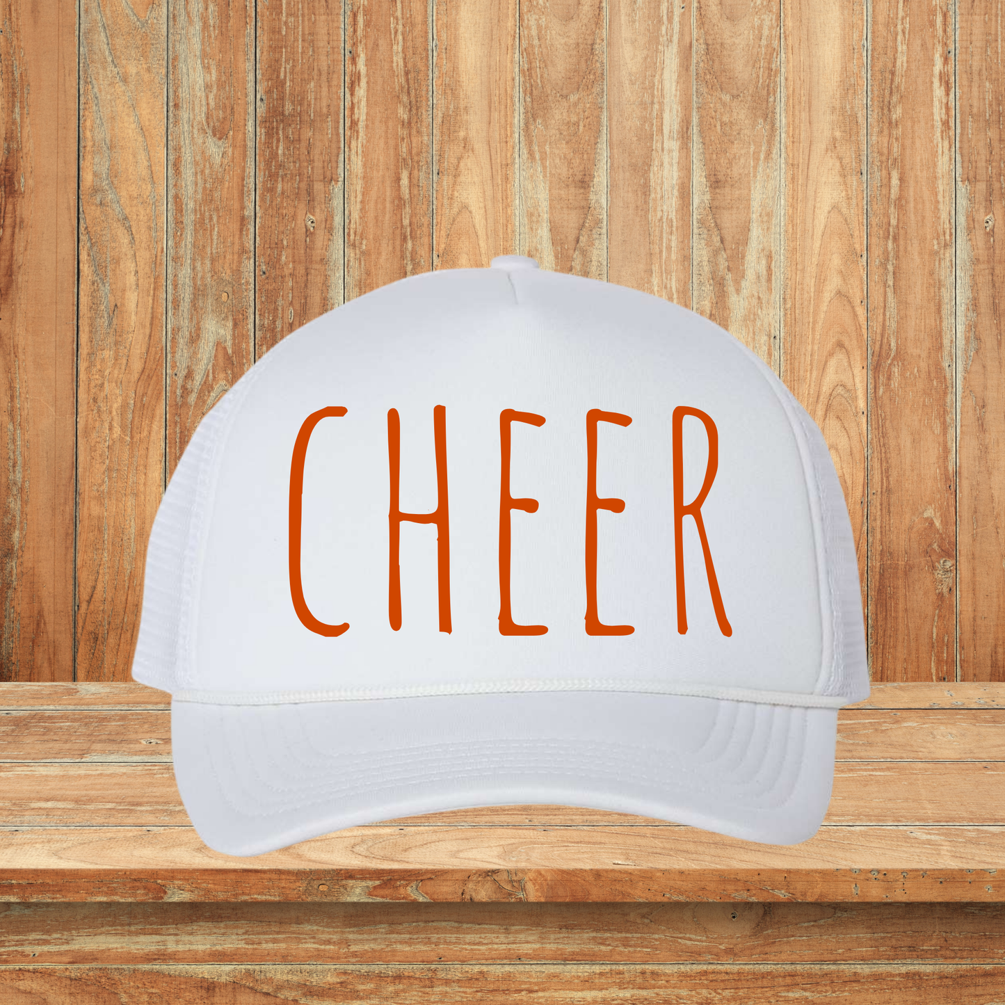 Orange CHEER Hat