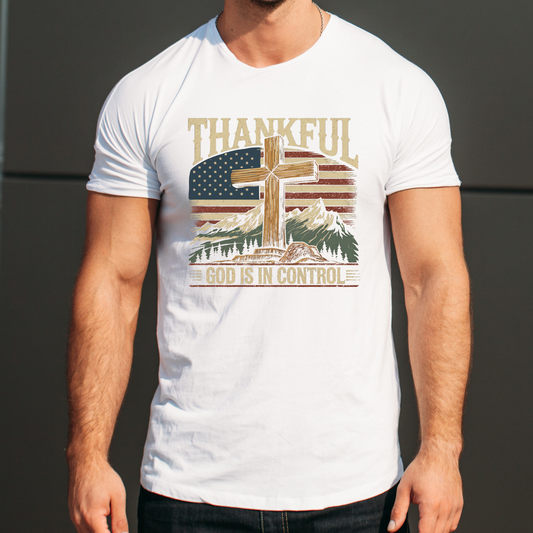 God is in Control Graphic Tee
