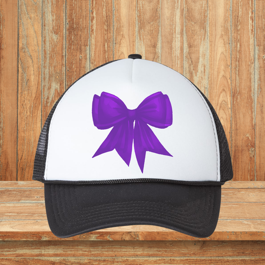 Purple Bow Hat