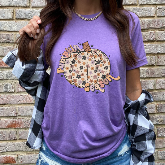 Floral Pumpkin Season Graphic Tee