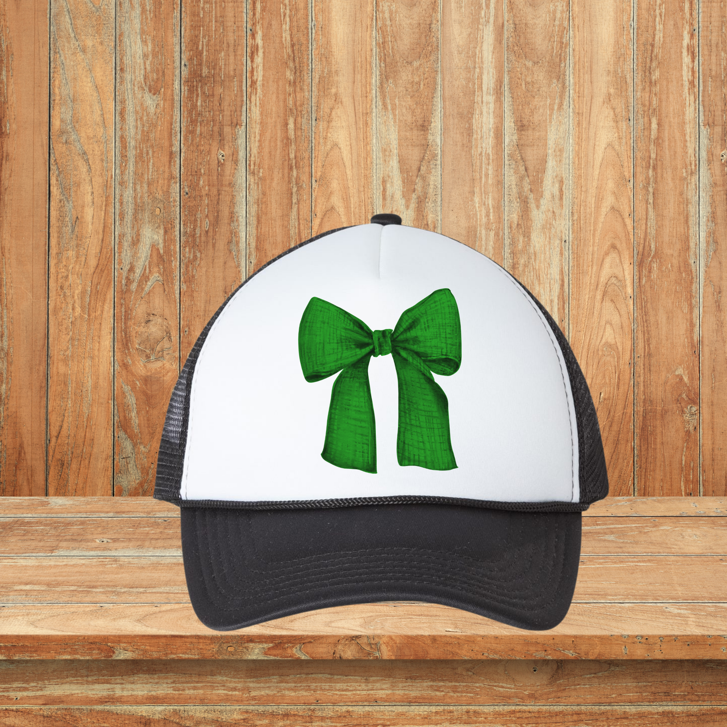 Green Bow Hat