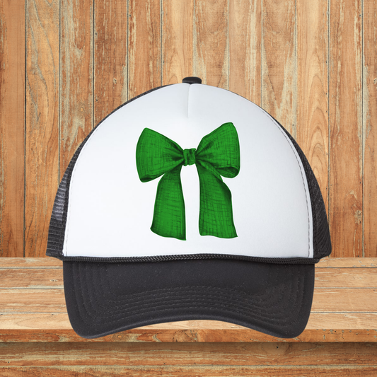 Green Bow Hat